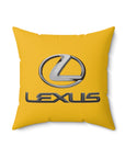 Yellow Lexus Spun Polyester Square Pillow™