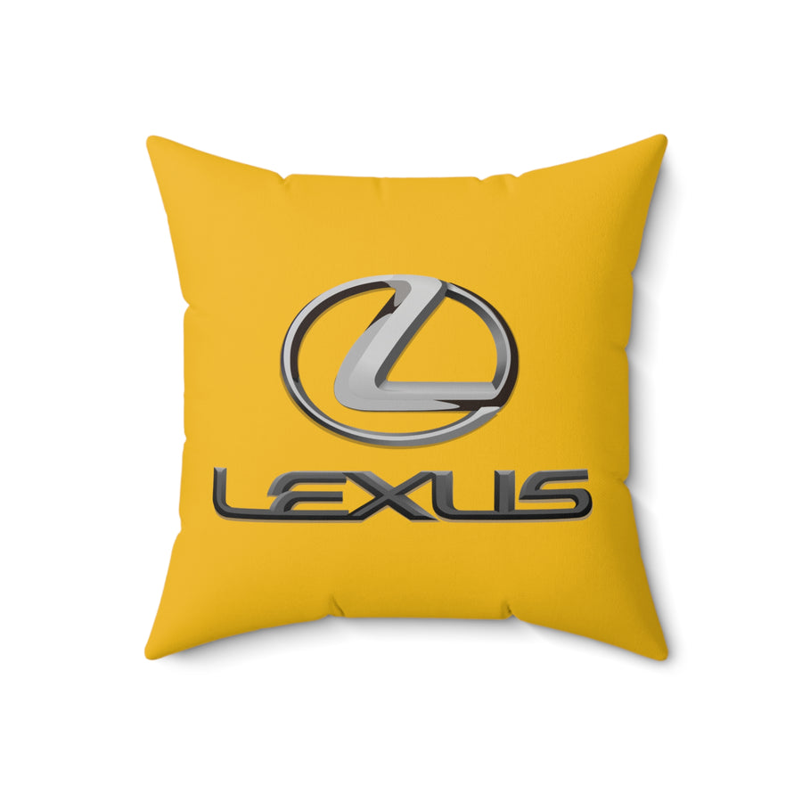Yellow Lexus Spun Polyester Square Pillow™