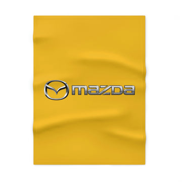 Yellow Mazda Soft Fleece Baby Blanket™