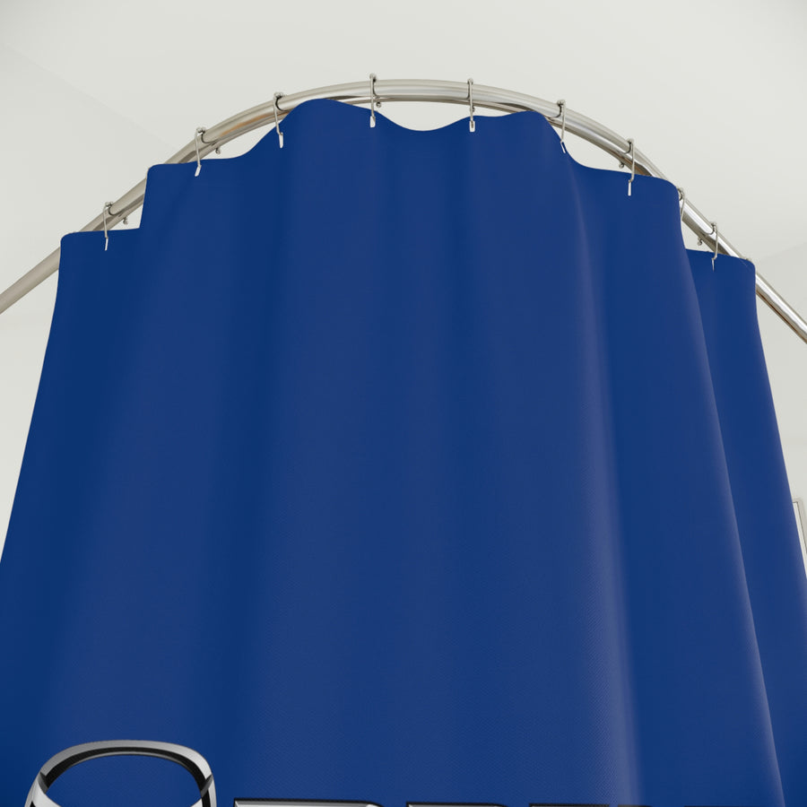 Dark Blue Mazda Shower Curtain™