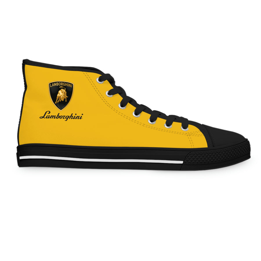 Women's Yellow Lamborghini High Top Sneakers™