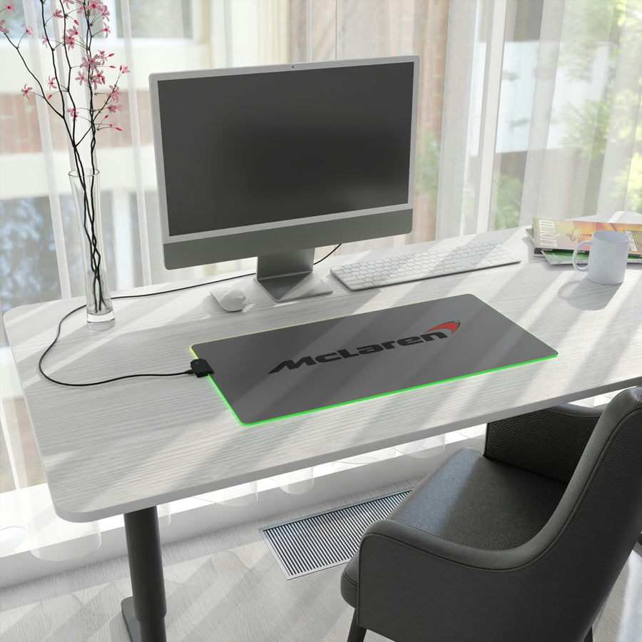 Grey McLaren LED Gaming Mouse Pad™