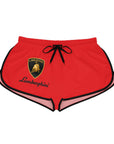 Women's Red Lamborghini Relaxed Shorts™