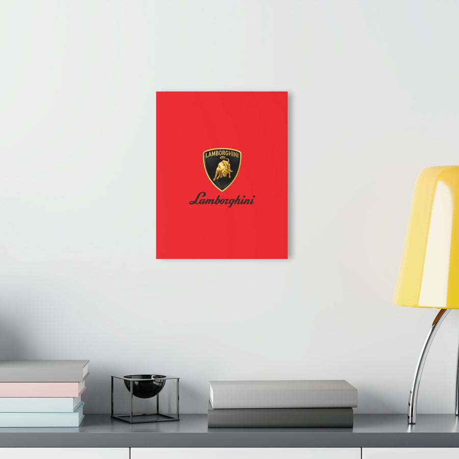 Red Lamborghini Acrylic Prints (French Cleat Hanging)™