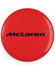 Red McLaren Button Magnet, Round (10 pcs)™