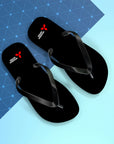 Unisex Black Mitsubishi Flip Flops™