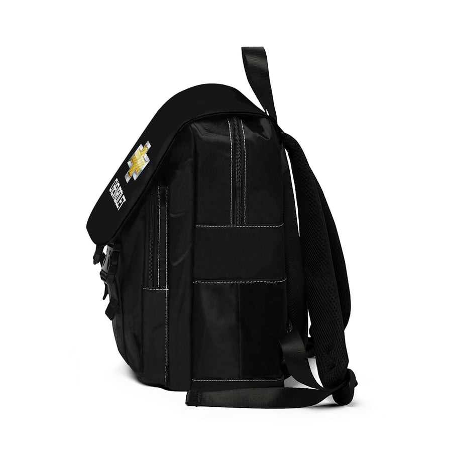 Unisex Black Chevrolet Casual Shoulder Backpack™