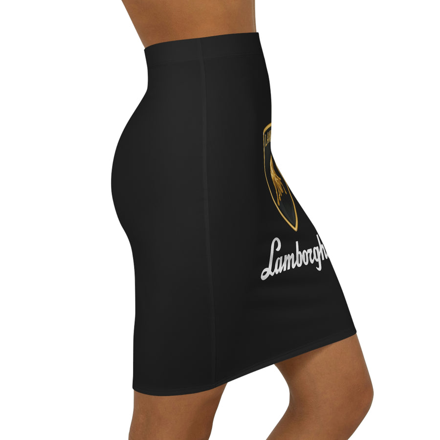 Women's Black Lamborghini Mini Skirt™