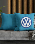 Turquoise Volkswagen Spun Polyester pillowcase™