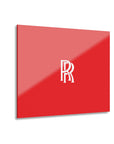 Red Rolls Royce Acrylic Prints (French Cleat Hanging)™