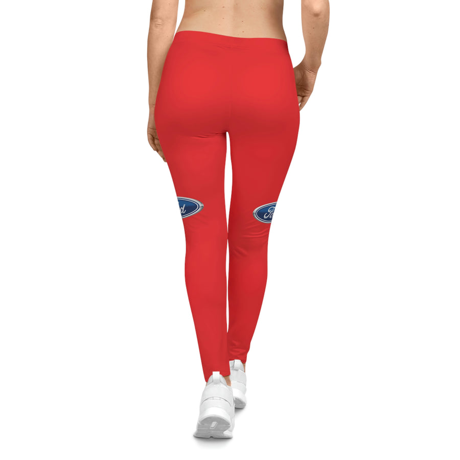 Women's Red Ford Casual Leggings™