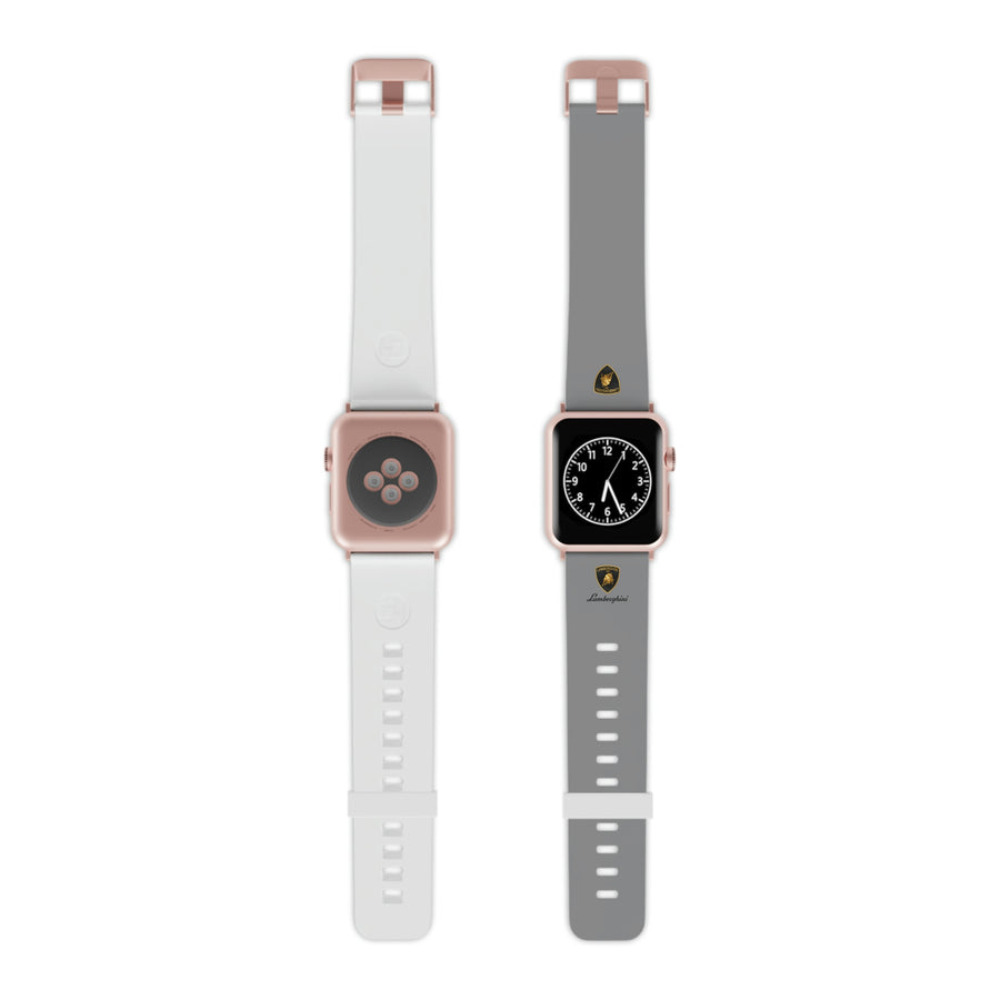 Grey Lamborghini Watch Band for Apple Watch™