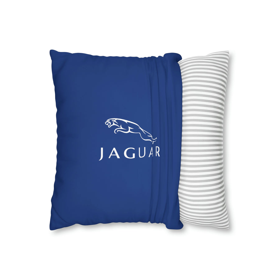 Dark Blue Jaguar Spun Polyester pillowcase™