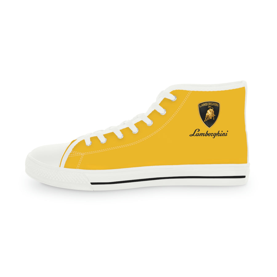 Men's Yellow Lamborghini High Top Sneakers™