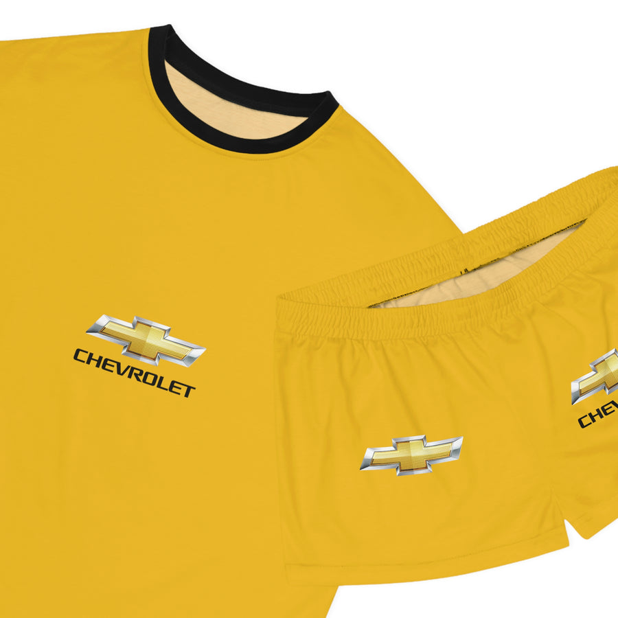 Women's Yellow Chevrolet Short Pajama Set™