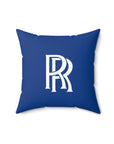 Dark Blue Rolls Royce Spun Polyester Square Pillow™