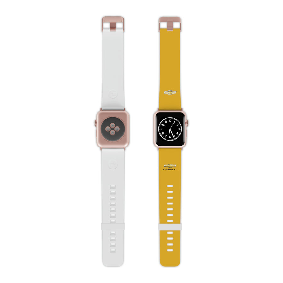 Yellow Chevrolet Watch Band for Apple Watch™