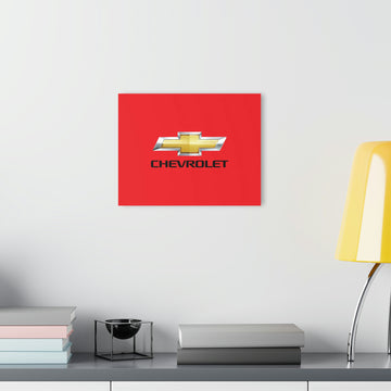 Red Chevrolet Acrylic Prints (French Cleat Hanging)™